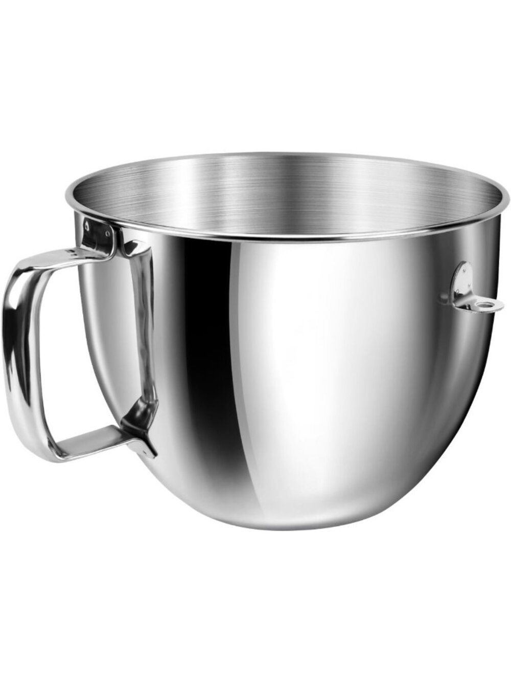 7QT Stainless Steel Mixing Bowl for Stand Mixers - Dishwasher Safe with Handle